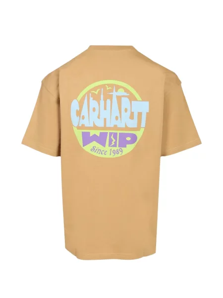 Μπλούζα Carhartt Wip με σχέδιο πορτοκαλί