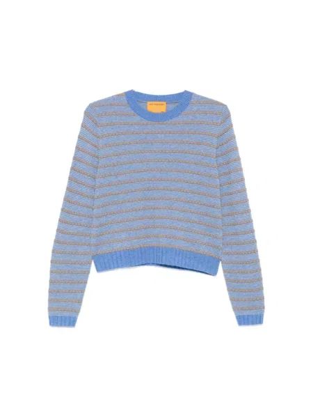Sweter Guest In Residence z kaszmiru niebieski