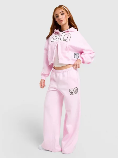 Nike Spodnie Studio Flc Mr Wl Si różowe