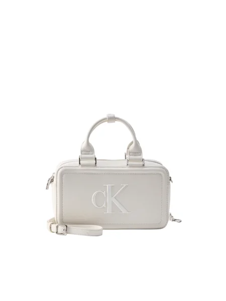 Geanta crossbody Calvin Klein alb