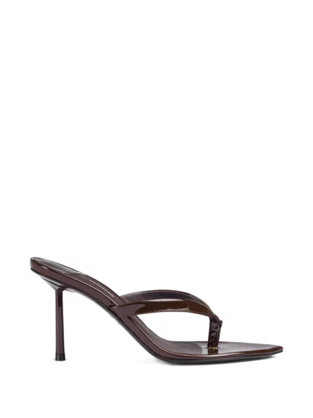 Papuci tip mules Le Silla maro