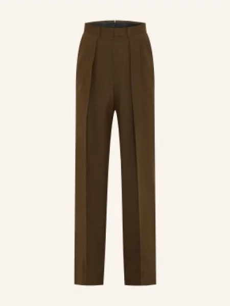 Tom Ford Spodnie Regular Fit braun brązowe
