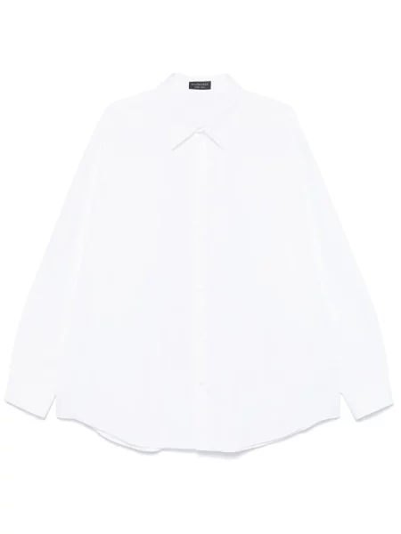 Košile Balenciaga s výšivkou bílá