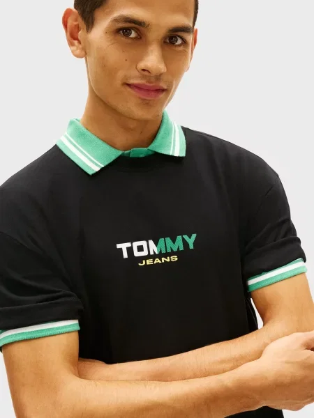 Футболка Tommy Jeans чорна