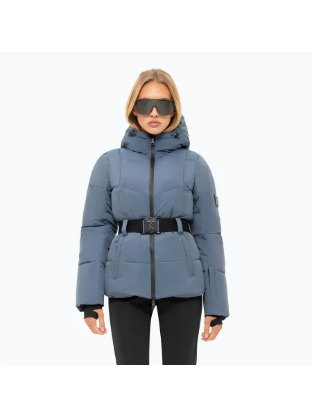 Női sídzseki Nikkie Nateland Metal dusty blue. Méret: 36 kék