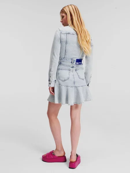 Джинсовое платье Karl Lagerfeld Jeans голубое