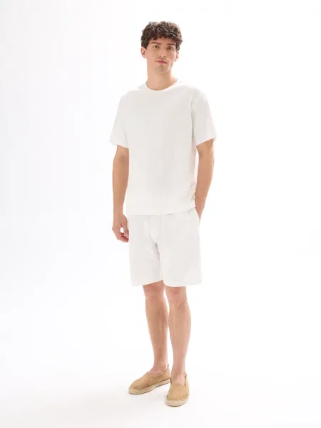 Pantaloni scurți Celio alb