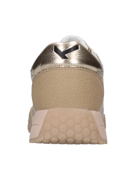 Sneakersy Kehnoo skórzane żółte