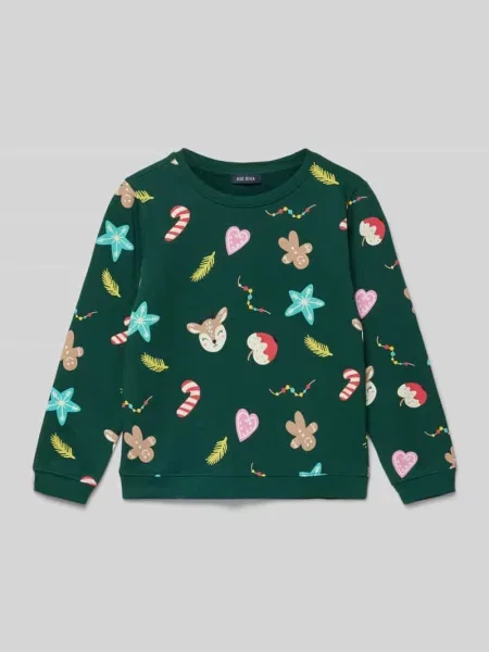 Bluza z nadrukiem z motywem Blue Seven