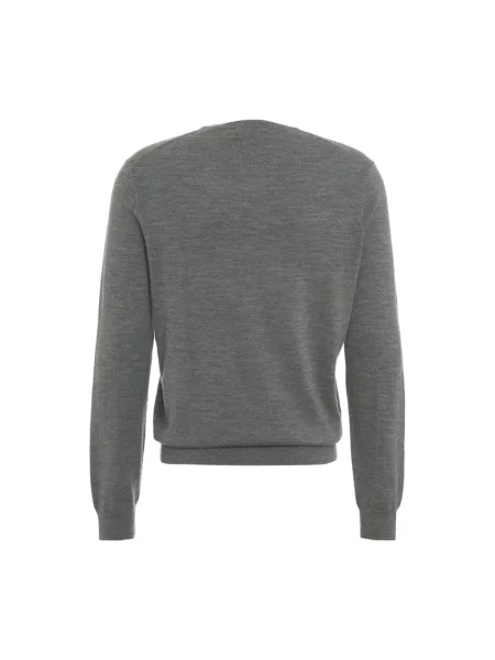 Sweter Ralph Lauren wełniany szary