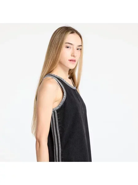 Adidas Džínsové šaty adicolor Denim čierna