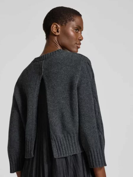 Sukienka casualowa o linii a w dzianinowej i plisowanej optyce Weekend Max Mara