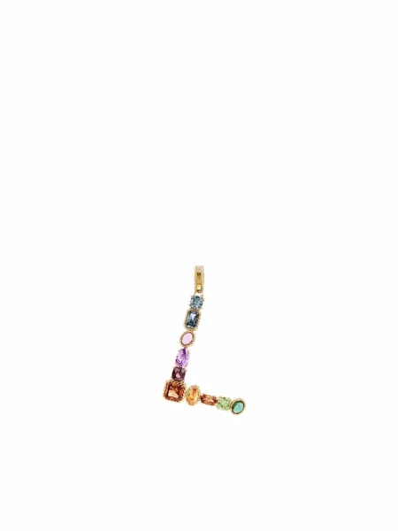 Pandantiv Dolce & Gabbana Rainbow cu strasuri galben