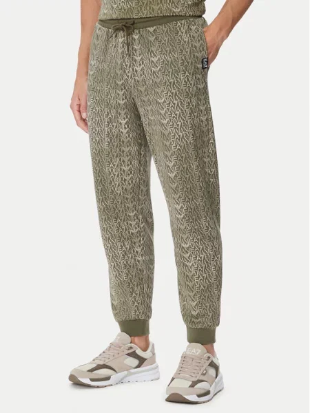 Emporio Armani Spodnji del trenirke zelena