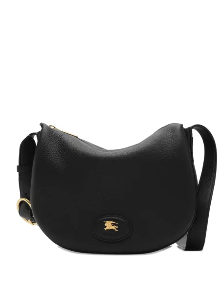 Torebka crossbody Burberry w kratkę czarna