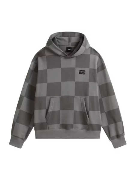 Bluza Vans w kratę ze stretchu z logo szara