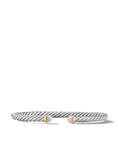 Brăţară David Yurman cu perle galben