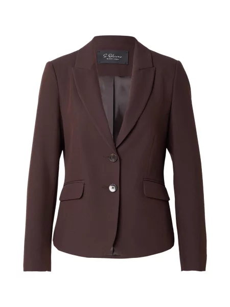 S.Oliver BLACK LABEL Sacou maro închis negru