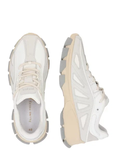 Filling Pieces Nízke tenisky Pace Radar biela / biela ako vlna sivá