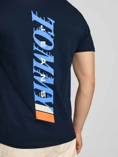 T-shirt o kroju regular fit z czystej bawełny Tommy Jeans