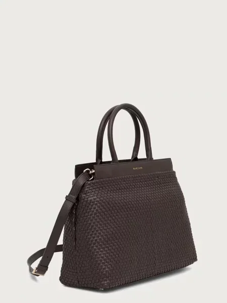 Кожаная сумка шоппер Marciano By Guess