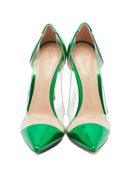 Pantofi cu toc Gianvito Rossi verde
