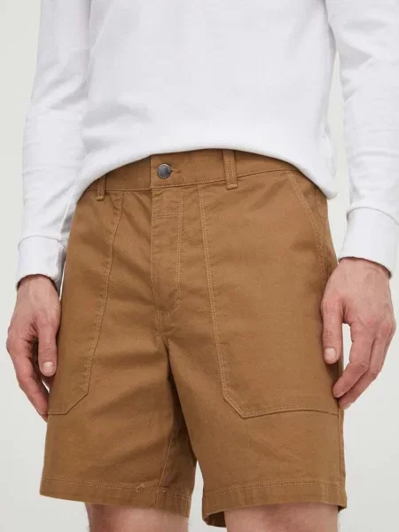 Pohodne kratke hlače Columbia Flex Roc Utility rjava