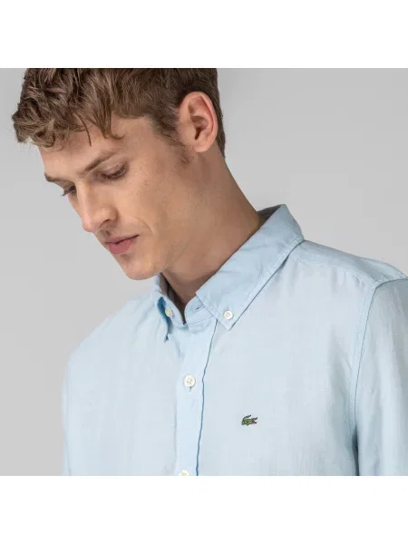 Рубашка Lacoste синяя