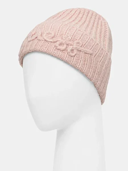 Шерстяная шапка Guess оранжевая