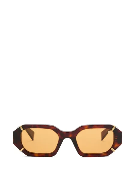 Ochelari de soare Balmain Eyewear cu imprimeu geometric maro
