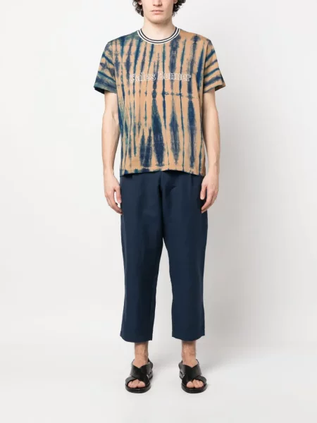 Raštuotas tie-dye marškinėliai Wales Bonner žalia