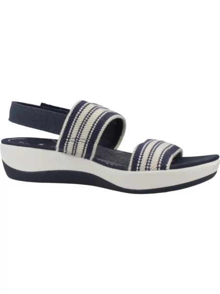 Sandały Clarks bez obcasa niebieskie