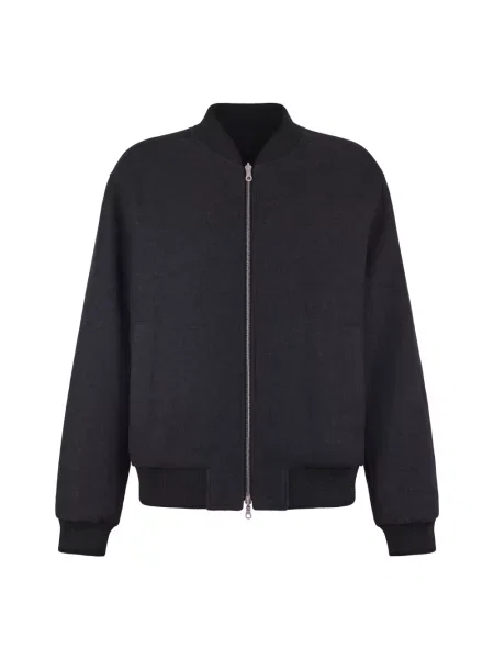 Kurtka bomber Dries Van Noten z twillu szary