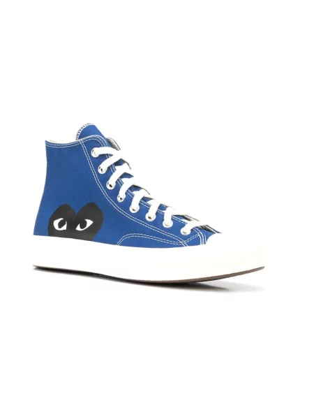 Sneakersy Comme Des Garcons Play niebieskie