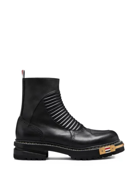 Botine Thom Browne din piele negru