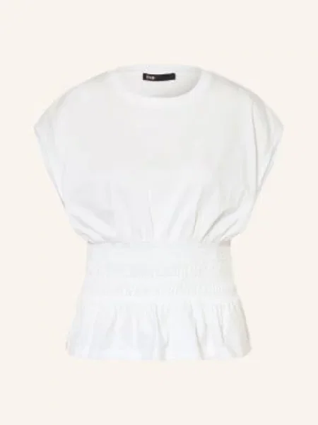 Maje Koszulka Tamali weiss biała