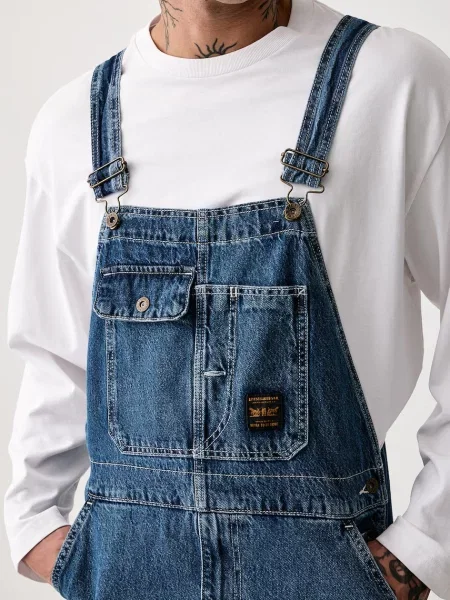 Дънки с широки крачоли Levi's® синьо