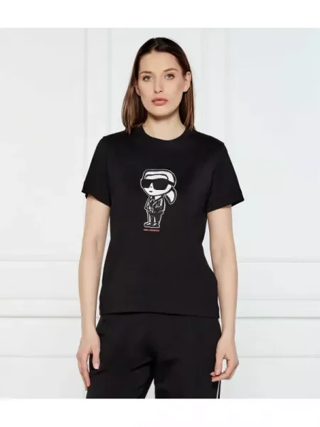 Karl Lagerfeld Tricou IKON SKETCH negru