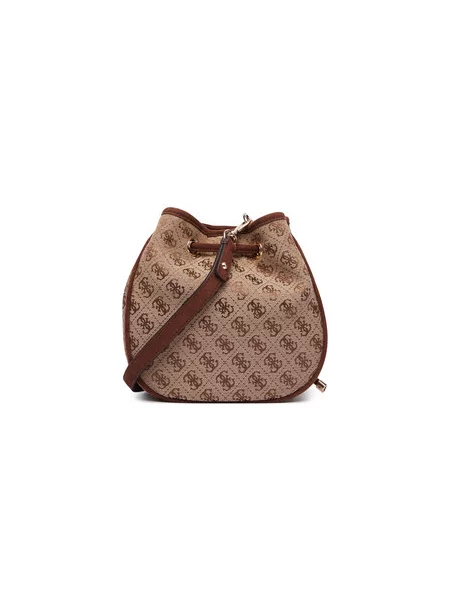 Kabelka Guess Samantha Mini hnedá