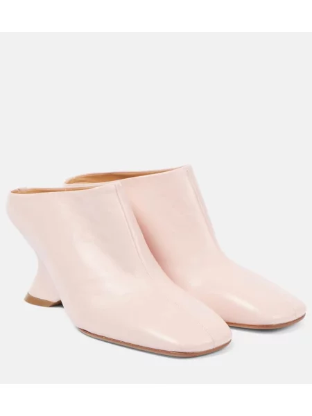 Usnjene salonarji Dries Van Noten roza