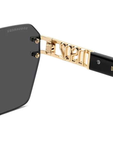Ochelari de soare Dsquared2 Eyewear cu imprimeu geometric negru