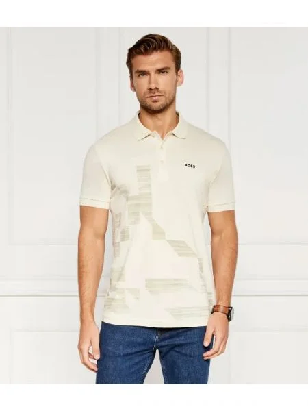 BOSS GREEN Polo Paddy 6 | stretch bej