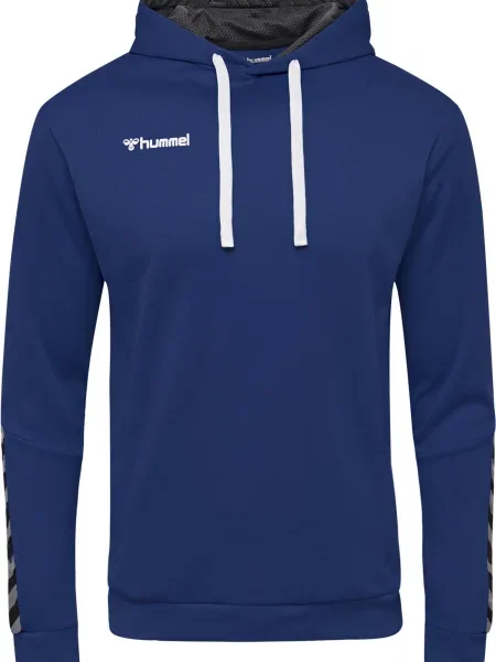 Hummel Hanorac sport Authentic / gri închis / negru / alb albastru