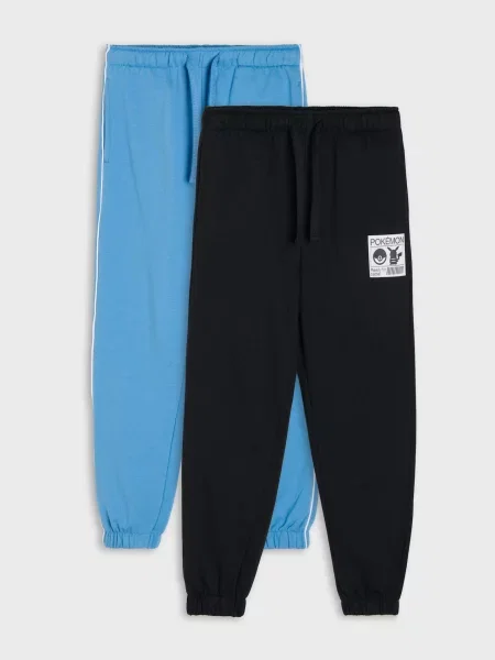 Sinsay Jogger kalhoty s bavlnou 2 pack Pokémon vícebarevná