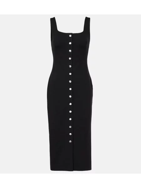 Rochie midi Staud până la genunchi de costum negru