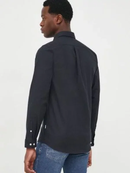 Сорочка Lindbergh slim комір button-down синій