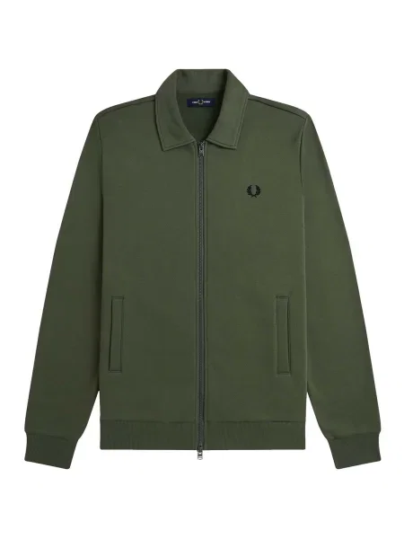 Gulerat pulover Fred Perry verde