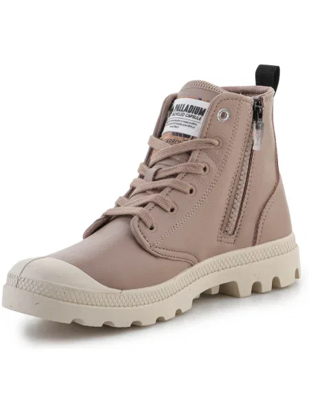 Pantofi Palladium din piele bej