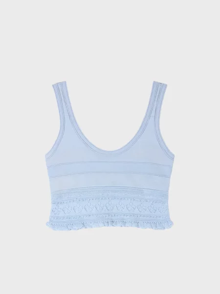 Топ Sandro синій