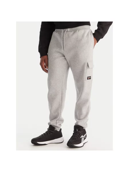 Reebok Sportinės kelnės Wada Regular Fit pilka